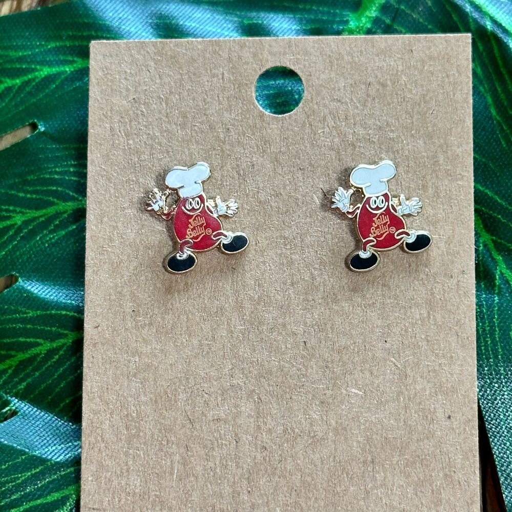 BOGO FREE JELLY BELLY POST BEAN EARRINGS